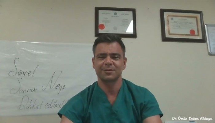 Sünnet sonrası bakım ve dikkat,sünnet,sünnet operasyonu,Manisa sünnet,Manisa üroloji,Dr Ömür Erdem Akkaya,yenidoğan sünnet